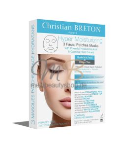 CHRISTIAN BRETON Hyper Moisturizing Facial Patch Mask +, 3 x 20 ml